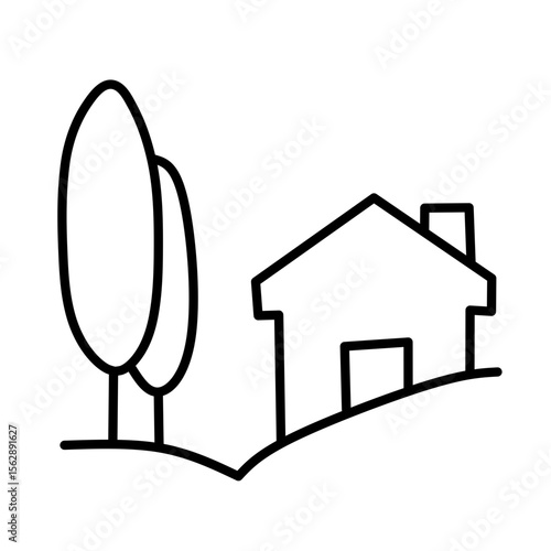 related housing vector icon