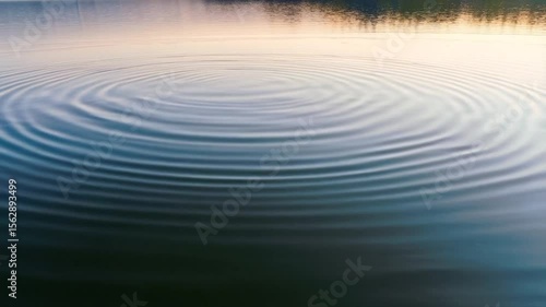 Water ripples pattern sunrise