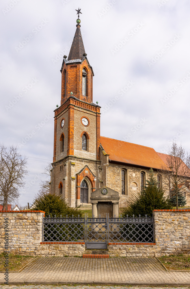 Fototapeta premium Dorfkirche St. Stephani Mehringen