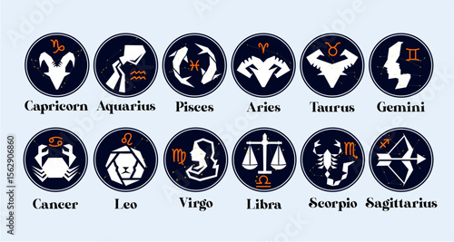 minimalist zodiac.eps