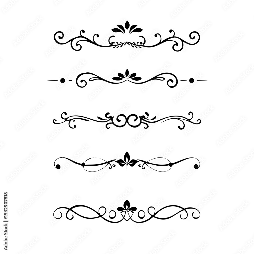 Text dividers doodle set.Wedding decorative elements. ornament, borders, floral, vintage line separators. Hand drawn vector illustration isolated on white background. Set page dividers.
Text dividers doodle set.Wedding decorative elements. ornament, borders, floral, vintage line separators. Hand drawn vector illustration isolated on white background. Set page dividers.