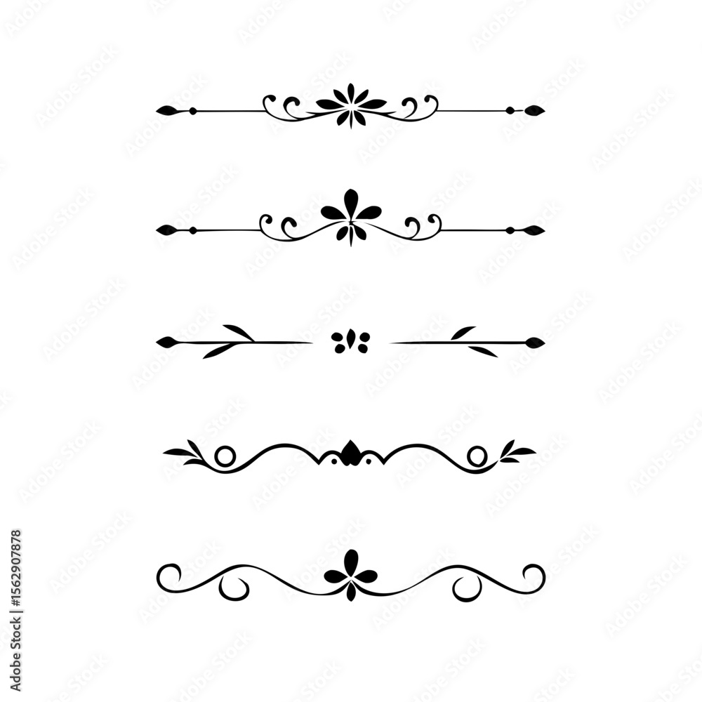 Text dividers doodle set.Wedding decorative elements. ornament, borders, floral, vintage line separators. Hand drawn vector illustration isolated on white background. Set page dividers.
Text dividers doodle set.Wedding decorative elements. ornament, borders, floral, vintage line separators. Hand drawn vector illustration isolated on white background. Set page dividers.