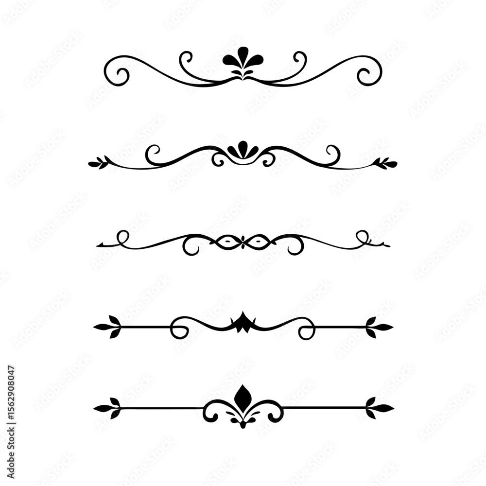 Text dividers doodle set.Wedding decorative elements. ornament, borders, floral, vintage line separators. Hand drawn vector illustration isolated on white background. Set page dividers.
Text dividers doodle set.Wedding decorative elements. ornament, borders, floral, vintage line separators. Hand drawn vector illustration isolated on white background. Set page dividers.