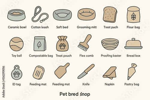 Pet accessories and supplies: bowls, toys, leashes, and more for your furry friend