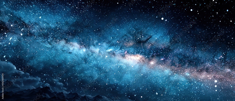 Obraz premium Deep space galaxy