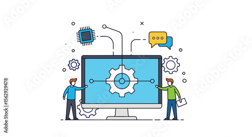 The smooth process of digital transformation for business evolution