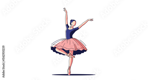 The delicate dance of a pixelated ballerina and her art