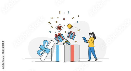 Discovering the joy of receiving gifts through online platforms