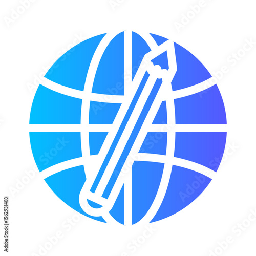 global education gradient icon