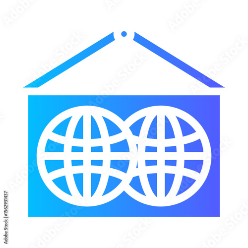 geography gradient icon