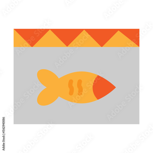 Aquaculture Vector Flat Icon Design