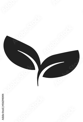 Simple green leaf icon, symbolizing nature, growth, and eco-friendly concepts.
Minimalist twin leaves graphic, representing organic, plant, or environmental themes.
Stylized leaves logo, conveying nat