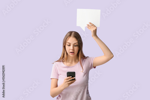 Pretty young woman with bla...