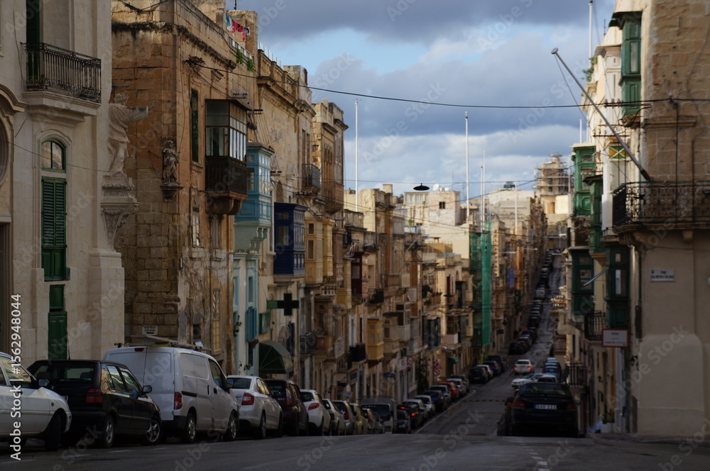 Fototapeta premium マルタ島バレッタの風景