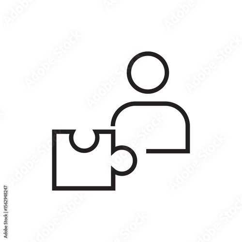 logician coordinator  icon outline editable stroke eps 