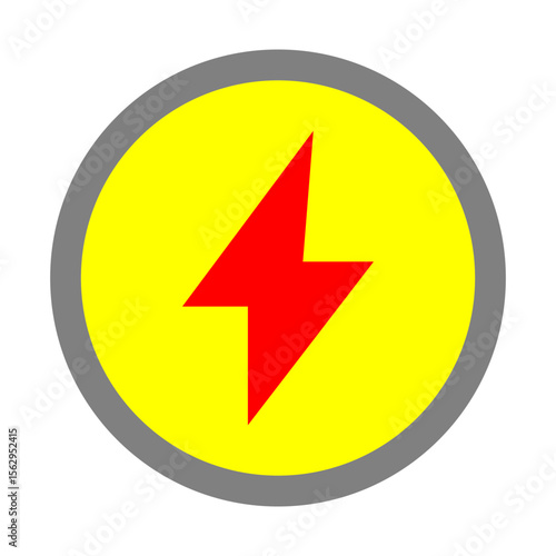 Free Download Thunder Vector Flat Icon Design - GFXLoad