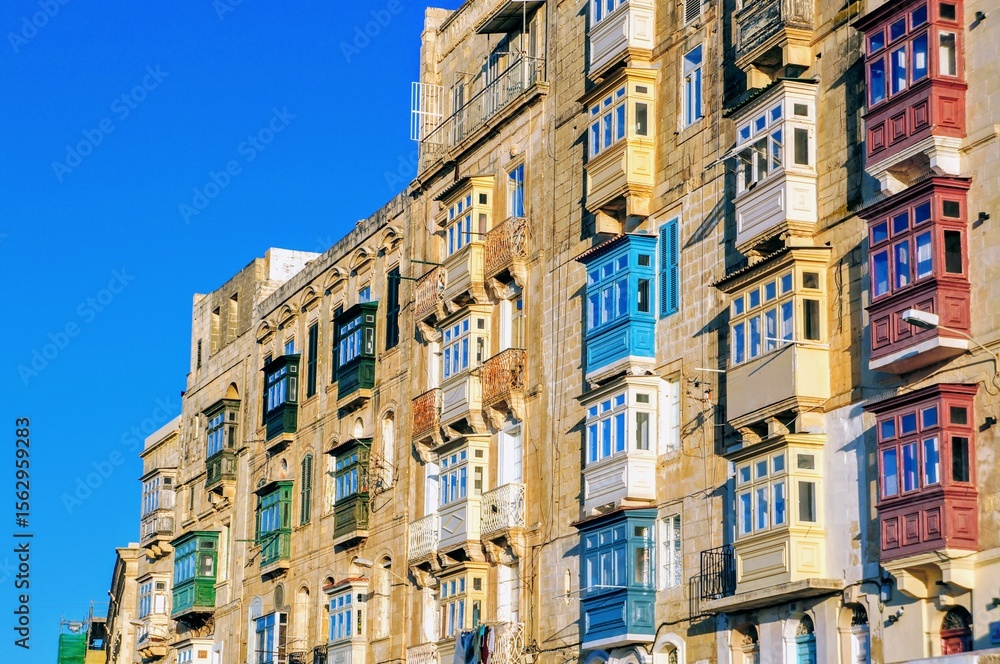 Fototapeta premium マルタ島バレッタの風景