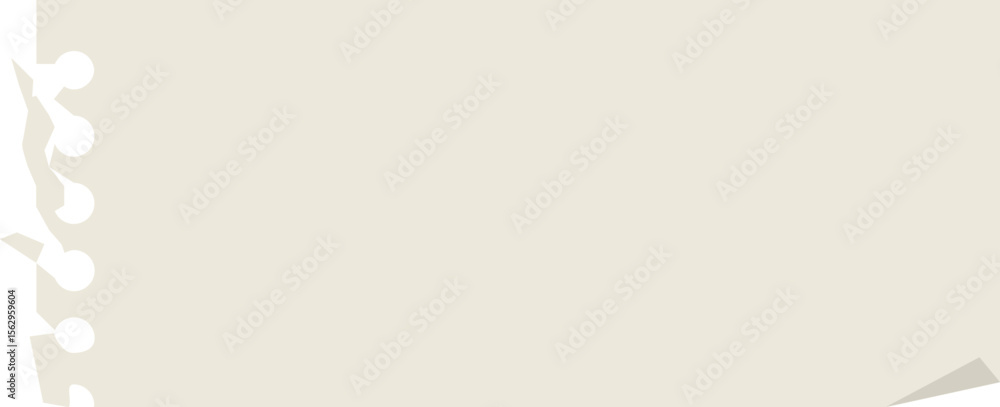 Obraz premium Ripped Notebook Paper