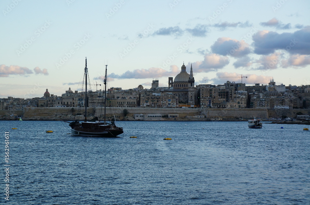 Fototapeta premium マルタ島バレッタの風景