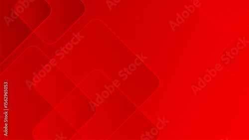 Abstract red background. Bright geometric vector background with overlapping red diamond shapes.