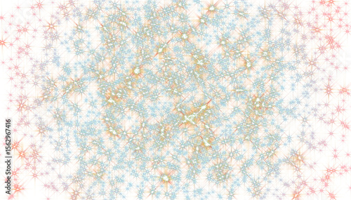 Abstract glowing particles stardust tunnel sparkling light on black background.	
