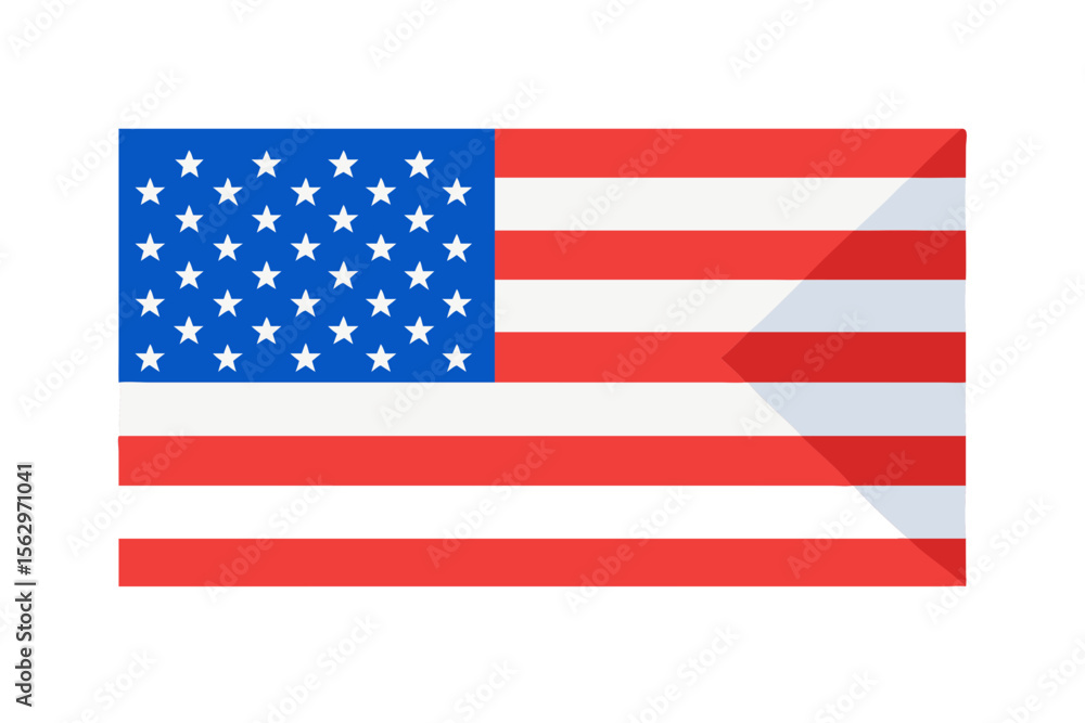 Obraz premium Stylized american flag with a black stripe representing law enforcement support
