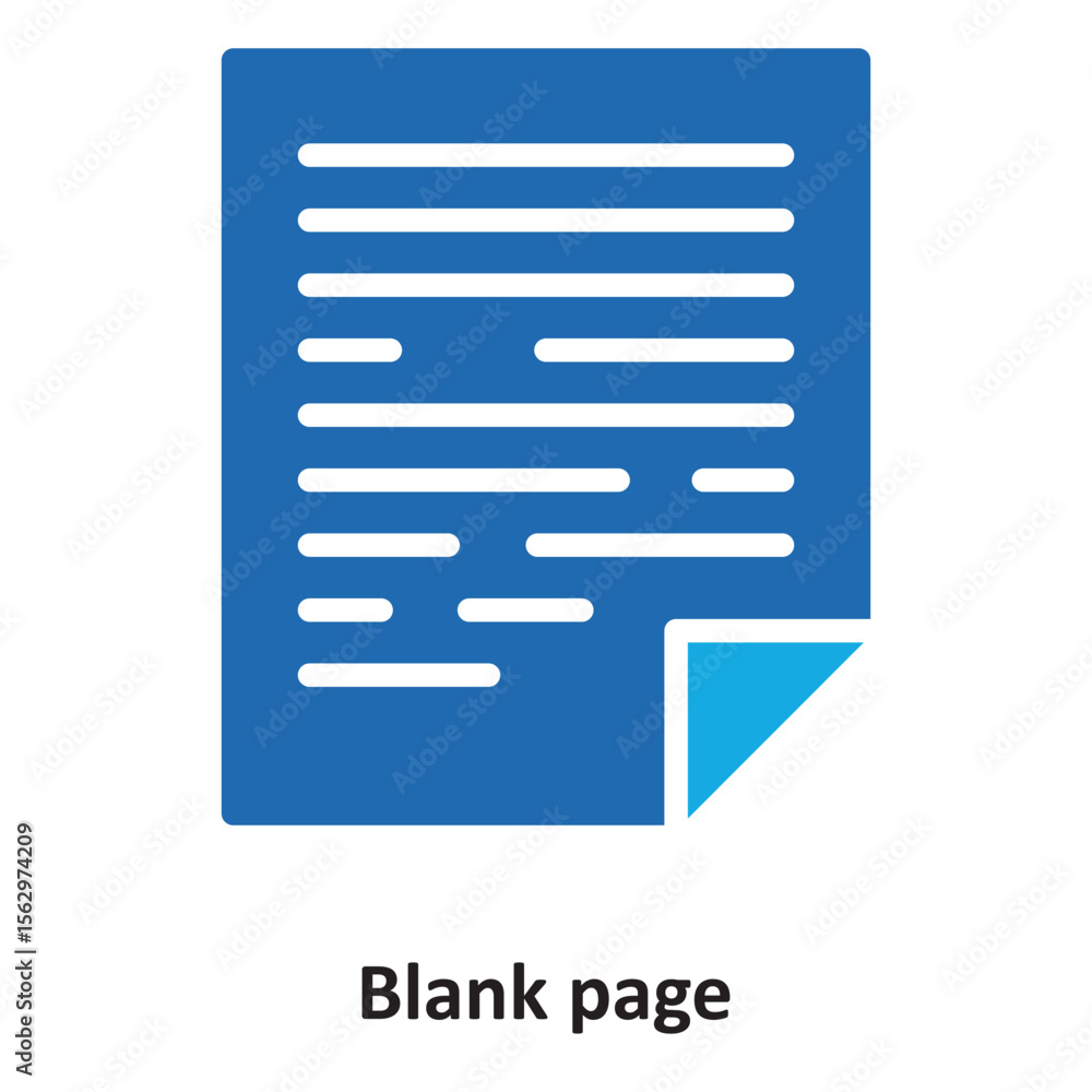 Blank page Vector Icon which can easily modify or edit Blank page Vector Icon which can easily modify or edit