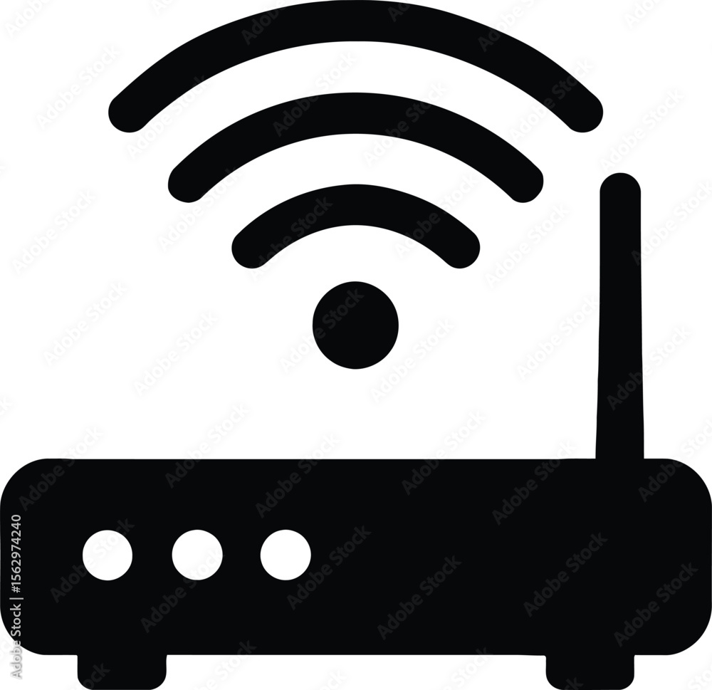 wi fi icon/ router/ wireless network icon wi fi icon/ router/ wireless network icon