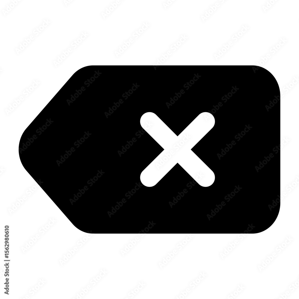 Fototapeta premium erase icon for illustration