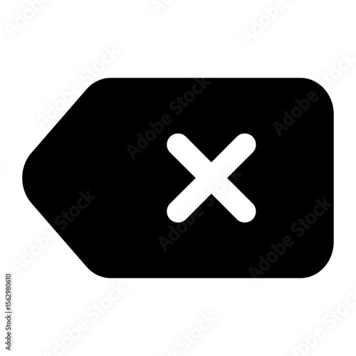 erase icon for illustration