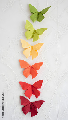 Old paper with a floral autumn leaf pattern on a rustic wooden background