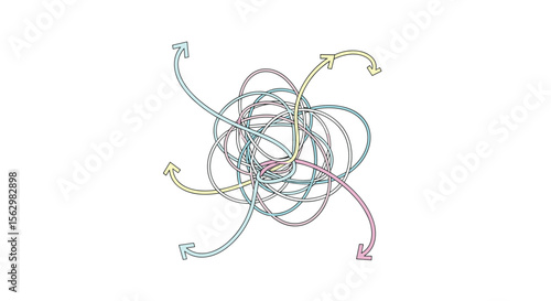 Complex System of Interconnected Processes and Dynamic Interactions Creating Intricate and Evolving Patterns