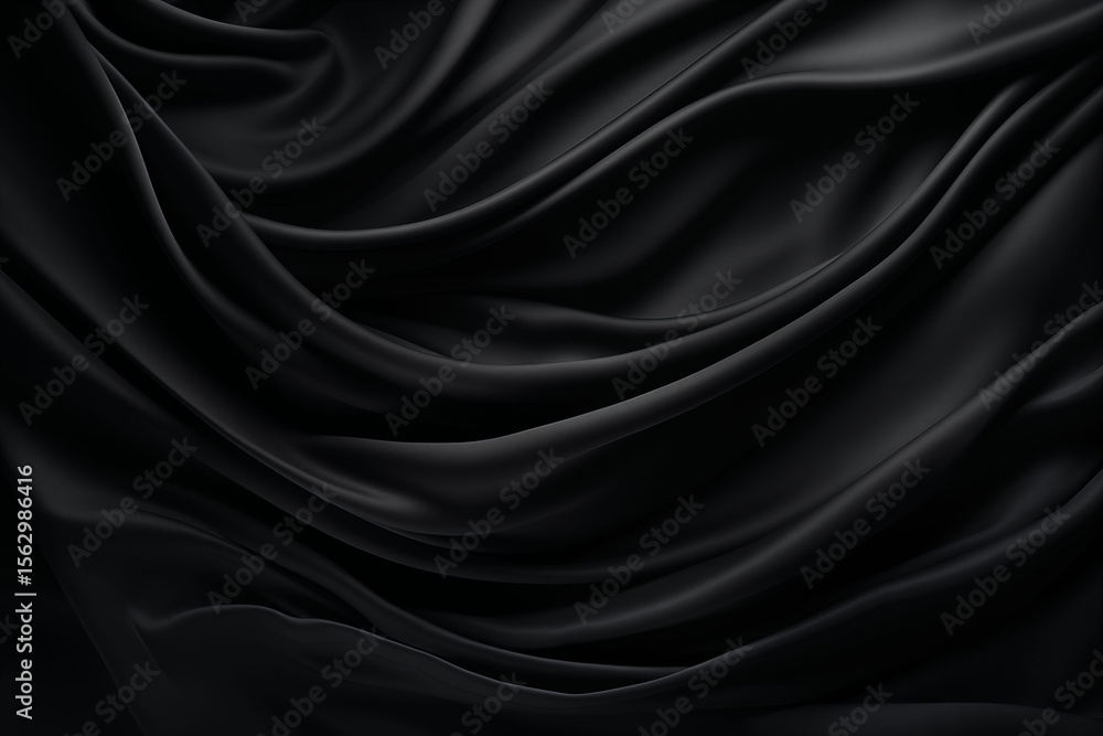 Obraz premium dark black cloth background
