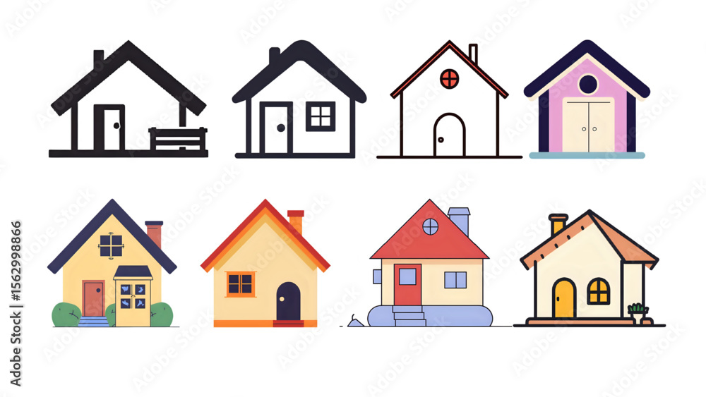 house icon set house icon set