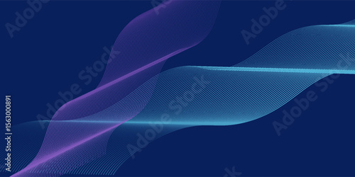 Tableau sur toile Abstract background design with diagonal blue and pink or purple line pattern