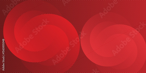 Red abstract background. Dynamic shapes composition. Modern simple concept art good modern vector line nice