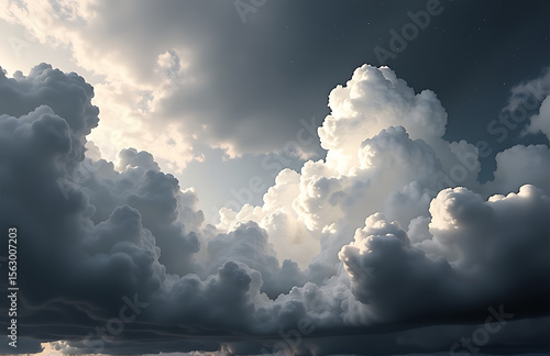 grunge art background black white abstract watercolor clouds stormy darkness empty space design