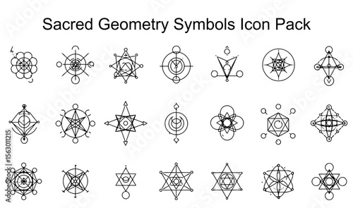 Sacred Geometry Symbols Icon Pack