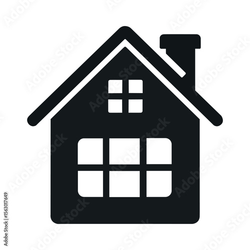 Simple House Icon Vector Design
