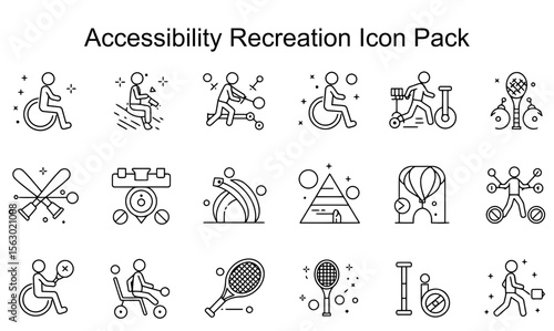 Accessibility Recreation Icon Pack