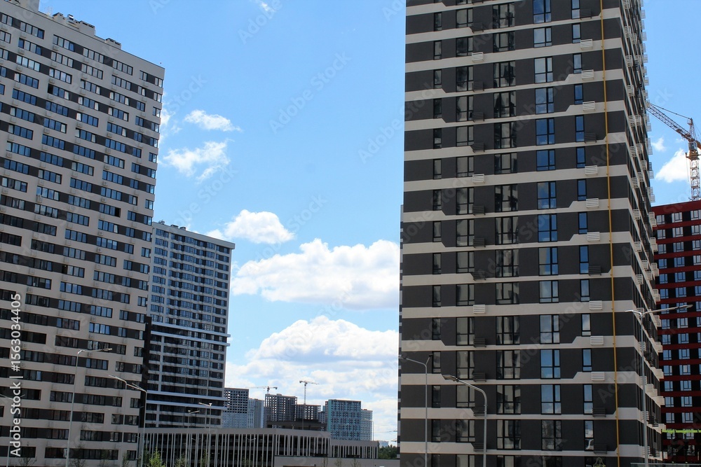 Naklejka premium modern office building in the city