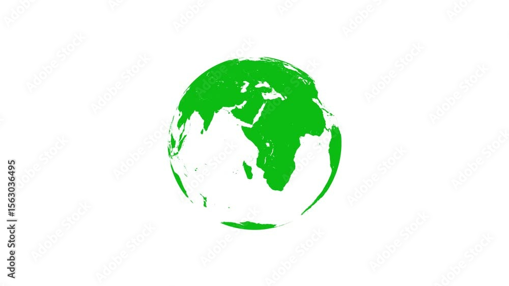 Abstract model of the planet earth. Animation of the rotation of the planet earth. Globe made of white material concept for industry, business and global communication.
Abstract model of the planet earth. Animation of the rotation of the planet earth. Globe made of white material concept for industry, business and global communication.