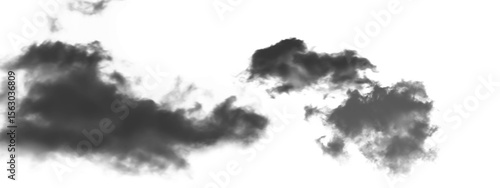 High-Resolution Puffy Cloud PNG – No Background Sky Overlay
