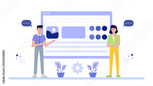 freelancer reviewing client feedback in project portal