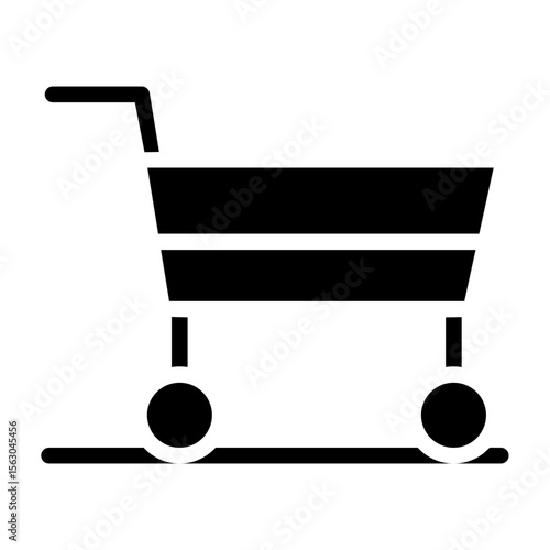 Market Penetration Map Vector Glyph Icon Design