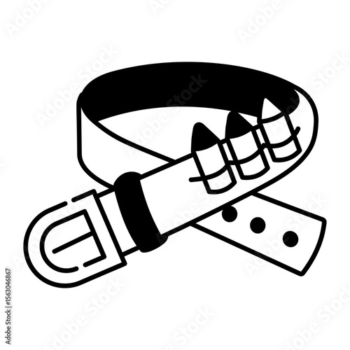  A sketchy style icon representing bullet belt