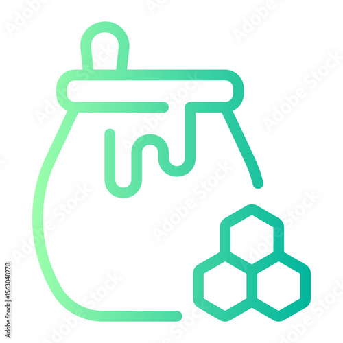 honey gradient icon