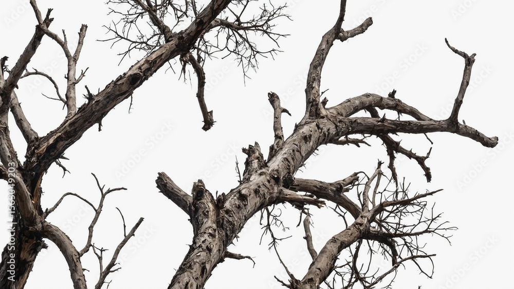 branch dead tree isolated on white background with clipping path. branch dead tree isolated on white background with clipping path.