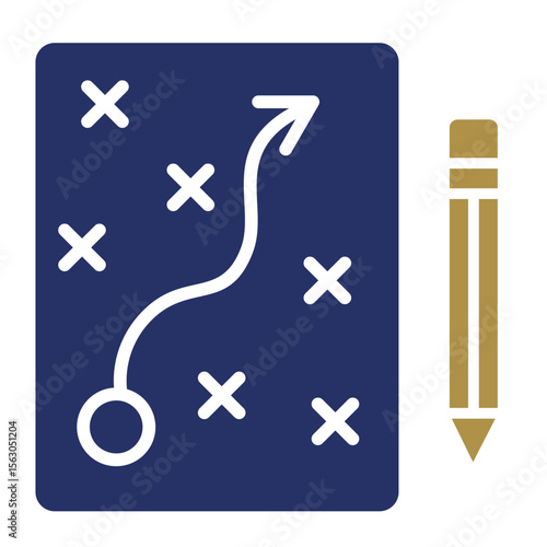 Critical Path   Icon Vector Illustration