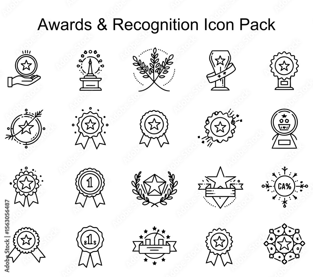 Obraz premium Awards & Recognition Icons